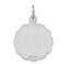 Sterling Silver Sweet Sixteen Disc Charm Birthday Jewerly 22mm x 16mm